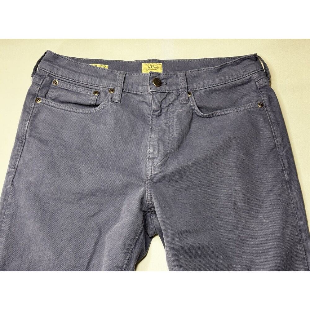 J. Crew Men's Purple Blue Style 770 Tapered Leg Denim Jeans - Size 31x31* - Picture 3 of 7